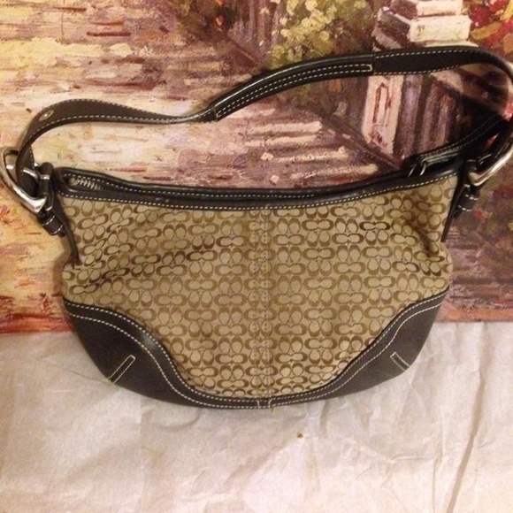 COACH Hampton Soho hobo bag brown - Picture 1 of 5